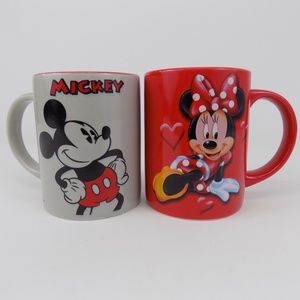 Walt Disney's Mickey Minnie Mugs Lot Disney Parks